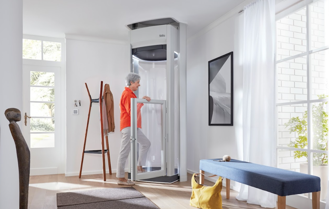 stiltz home lift let you easy to travel floor to floor